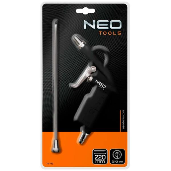 Pistol pentru suflat NEO Tools 14-712 12 bar / Black photo 2