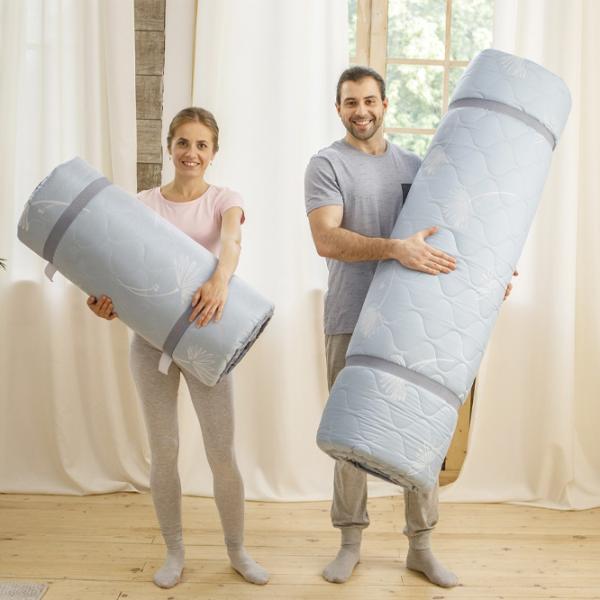 Topper Dormeo Roll Up Green Tea 200 x 180 cm / 5 cm / spumă Ecocell  photo 4
