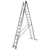 Трехсекционная лестница Bisonte STR315 3x15 150 кг