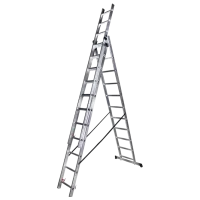 Scară cu trei tronsoane Bisonte STR311 3x11 150 kg