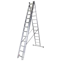 Трехсекционная лестница Bisonte STR313 3x13 150 кг