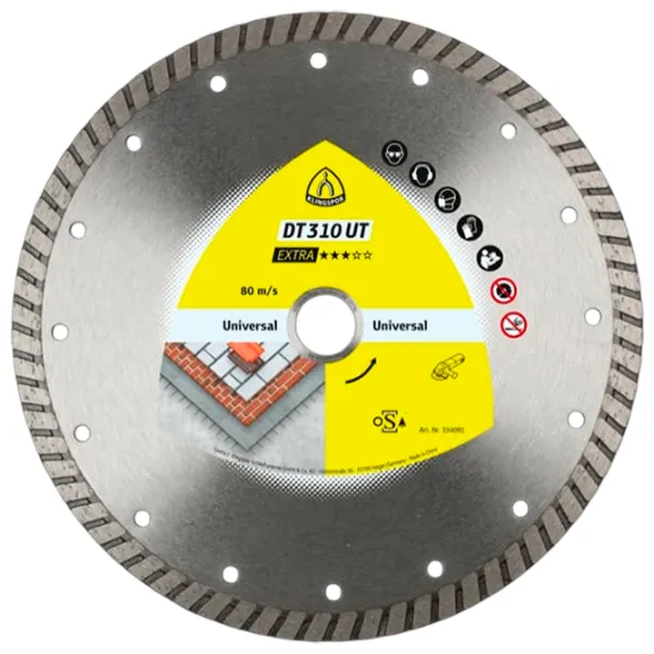 Disc diamantat continuu Klingspor DT310UT  photo 1 Disc diamantat continuu Klingspor DT310UT  photo 1
