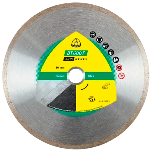 Disc diamantat continuu Klingspor SUPRA DT600F  photo 1