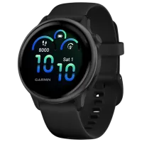 Умные часы Garmin Vivoactive 6  1.2" / 30.4 мм / Черный - Чёрный / 010-02985-00
