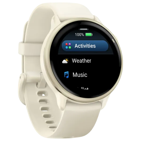 Ceas inteligent Garmin Vivoactive 6  1.2" / 30.4 mm / Bone - Bone / 010-02985-01 photo 2