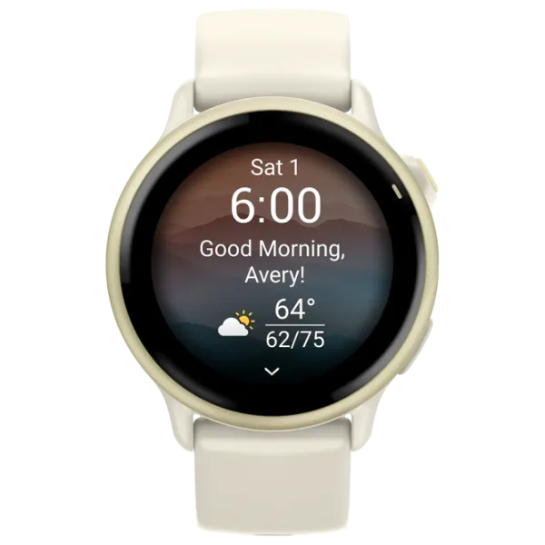 Ceas inteligent Garmin Vivoactive 6  1.2" / 30.4 mm / Bone - Bone / 010-02985-01 photo 6