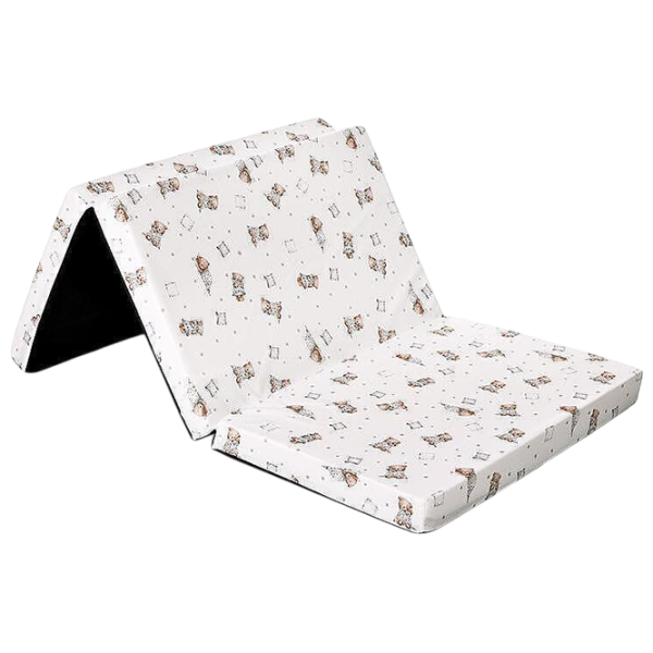 Матрас детский Lorelli Folding Bear and Pillow (10160276101) 120 x 60 см/ Бежевый photo 1