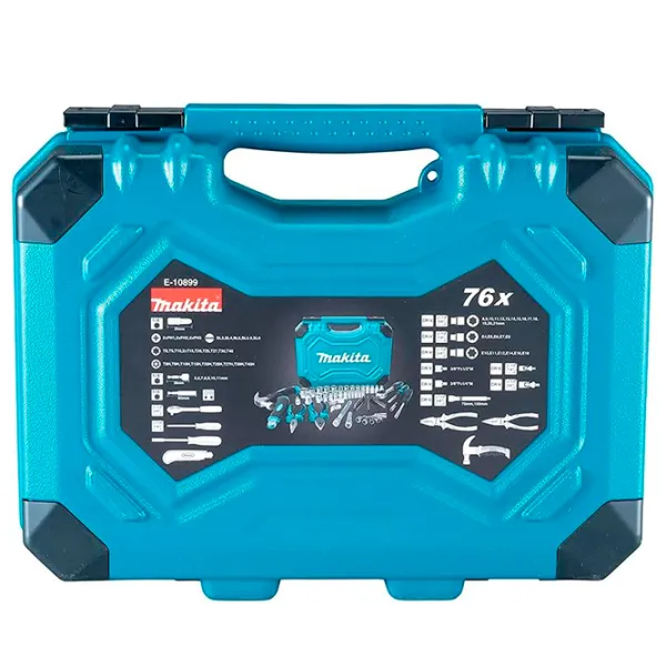 Набор инструментов Makita E-10899 Количество в наборе: 76 photo 4 Набор инструментов Makita E-10899 Количество в наборе: 76 photo 4