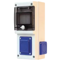 Bloc cu priză Scame 632D.2W 220 - 240 V / / White