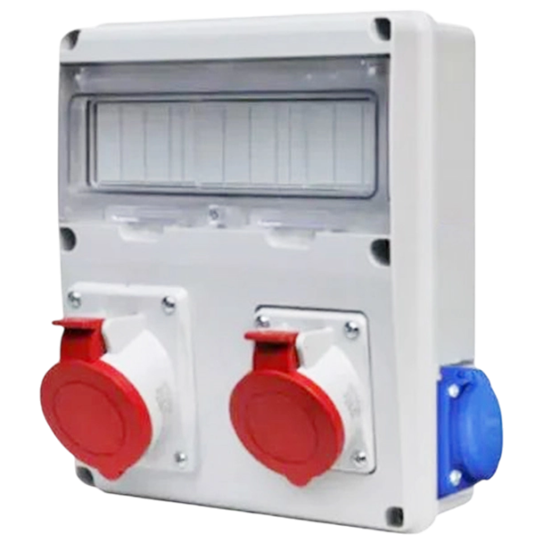 Bloc cu priză Scame 633.RO0025 220 - 240 V / / White photo 1