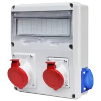 Bloc cu priză Scame 633.RO0025 220 - 240 V / / White