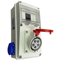 Блок с розеткой Scame 633.RO0023 220 - 240 В / Тип DIN / Белый