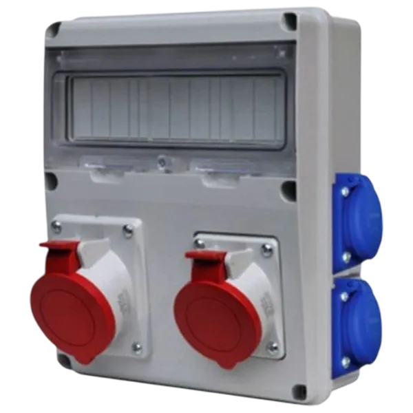 Bloc cu priză Scame 633.RO0016 220 - 240 V / Type DIN / White photo 1