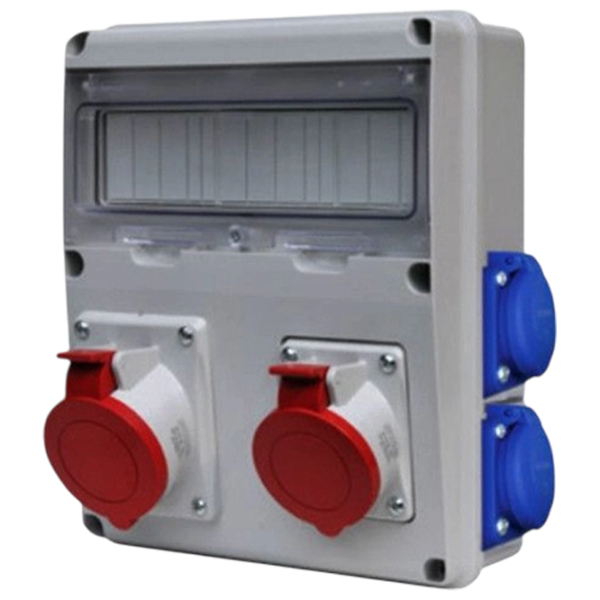 Bloc cu priză Scame 633.RO0016 220 - 240 V / Type DIN / White photo 1