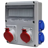 Блок с розеткой Scame 633.RO0016 220 - 240 В / Тип DIN / Белый