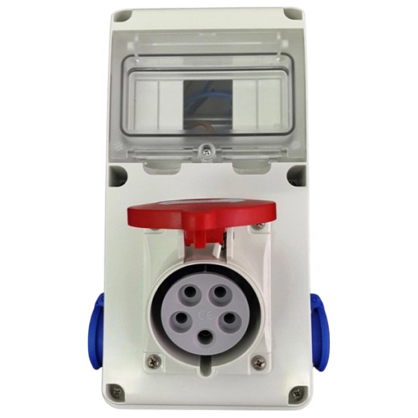 Блок с розеткой Scame 633.RO0013 220 - 240 В / Тип DIN / Белый photo 1
