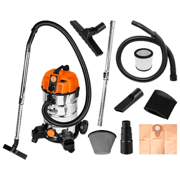 Aspirator industrial NEO Tools 04-739 1600 W / Silver photo 11