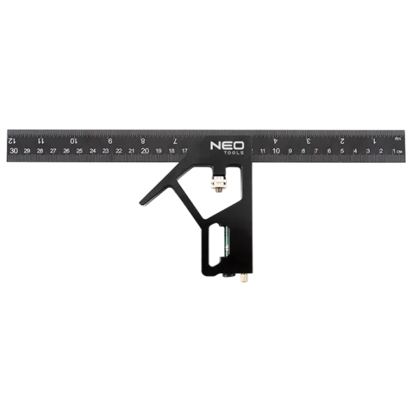 Echer NEO Tools 72-127 300 mm Dreptunghiulară / Aluminiu photo 1