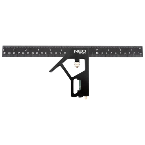 Echer NEO Tools 72-127 300 mm Dreptunghiulară / Aluminiu photo 1