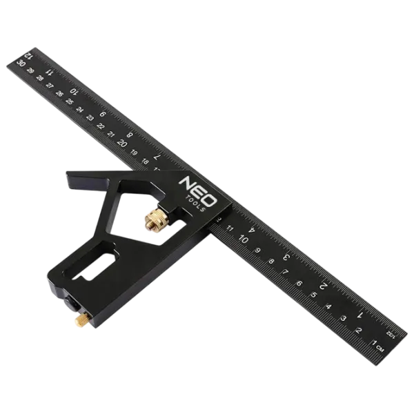 Echer NEO Tools 72-127 300 mm Dreptunghiulară / Aluminiu photo 3