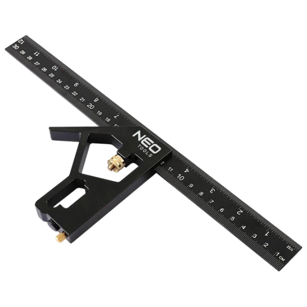 Echer NEO Tools 72-127 300 mm Dreptunghiulară / Aluminiu photo 3