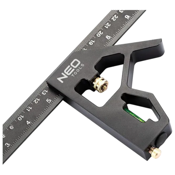 Echer NEO Tools 72-127 300 mm Dreptunghiulară / Aluminiu photo 4