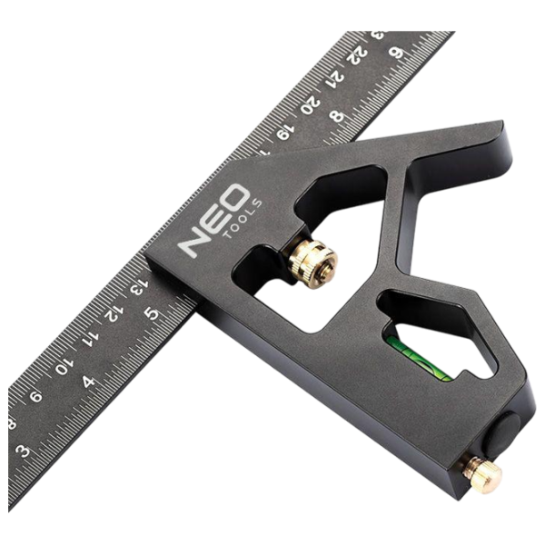 Echer NEO Tools 72-127 300 mm Dreptunghiulară / Aluminiu photo 4