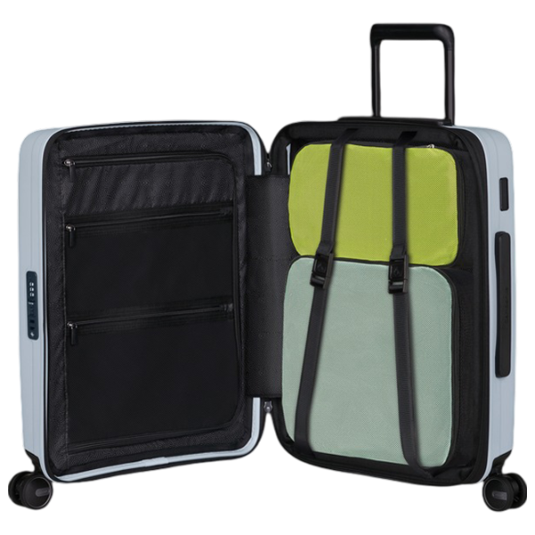 Чемодан Samsonite Restackd 39л/ Голубой ледник photo 4