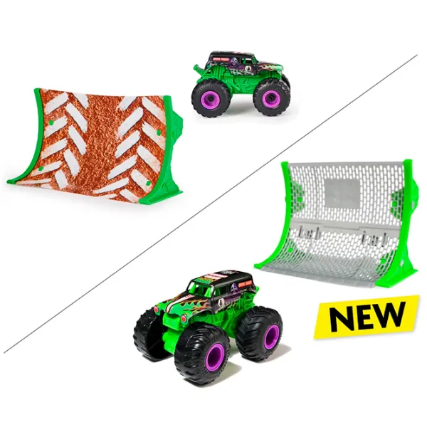 Mașină Spin Master Monster Jam Grave Digger 6068563  / 2.4 GHz / Violet Green photo 4 Mașină Spin Master Monster Jam Grave Digger 6068563  / 2.4 GHz / Violet Green photo 4