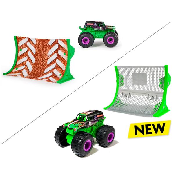 Mașină Spin Master Monster Jam Grave Digger 6068563  / 2.4 GHz / Violet Green photo 4 Mașină Spin Master Monster Jam Grave Digger 6068563  / 2.4 GHz / Violet Green photo 4
