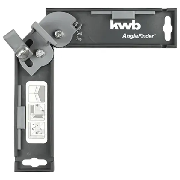 Echer KWB K061400 175 mm Dreptunghiulară / Plastic photo 1
