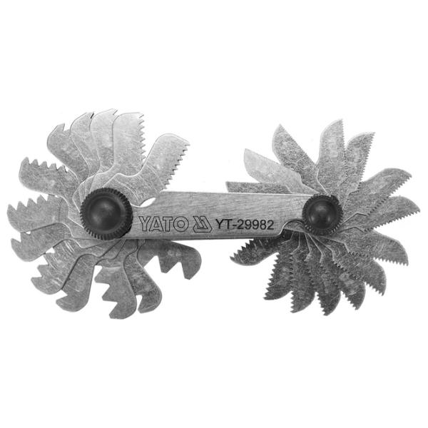 Seturi lere Yato YT29982 62 mm Dreptunghiulară / Oțel inoxidabil photo 1