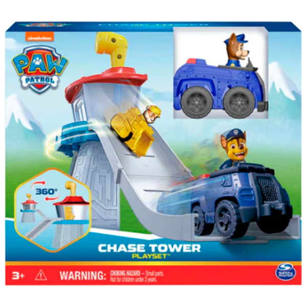 Pistă auto Spin Master Paw Patrol Tower Mini Playset 6071183  / / Yellow Gray photo 1