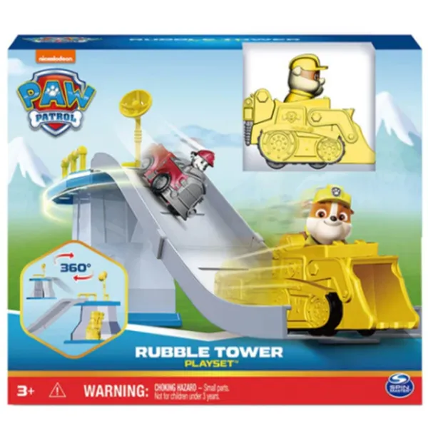 Pistă auto Spin Master Paw Patrol Tower Mini Playset 6071183  / / Yellow Gray photo 2