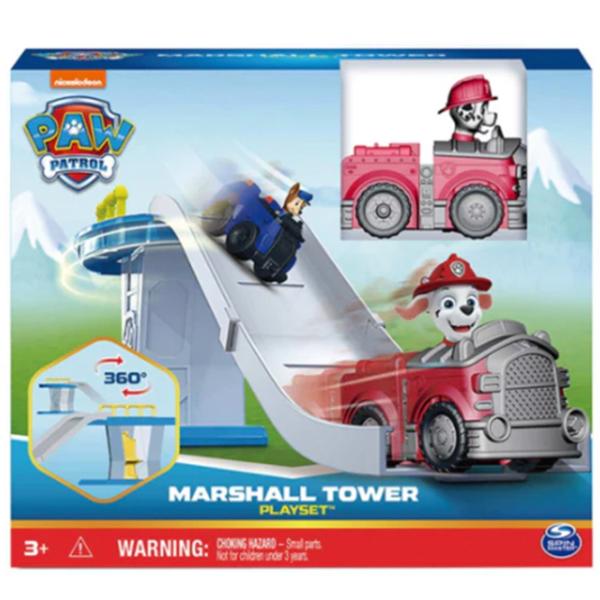 Pistă auto Spin Master Paw Patrol Tower Mini Playset 6071183  / / Yellow Gray photo 3