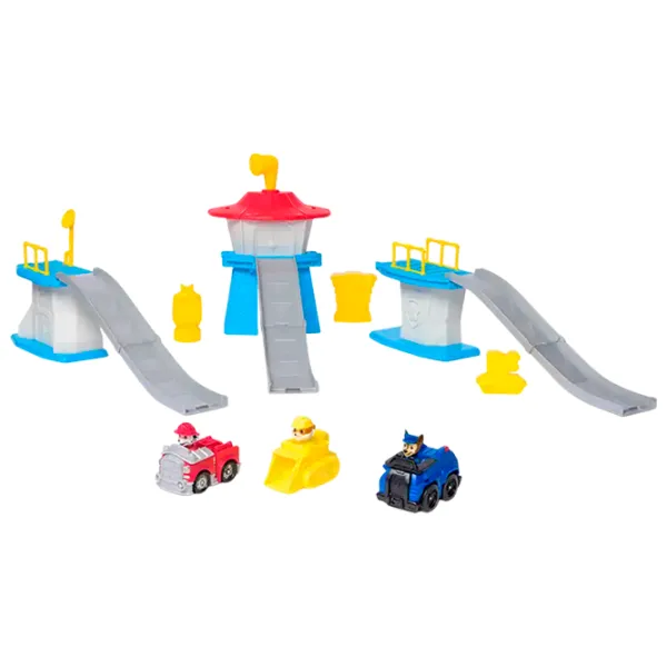 Авто-треки Spin Master Paw Patrol Tower HQ Combo Mini Playset 6071184  / / Желтый Серый photo 5