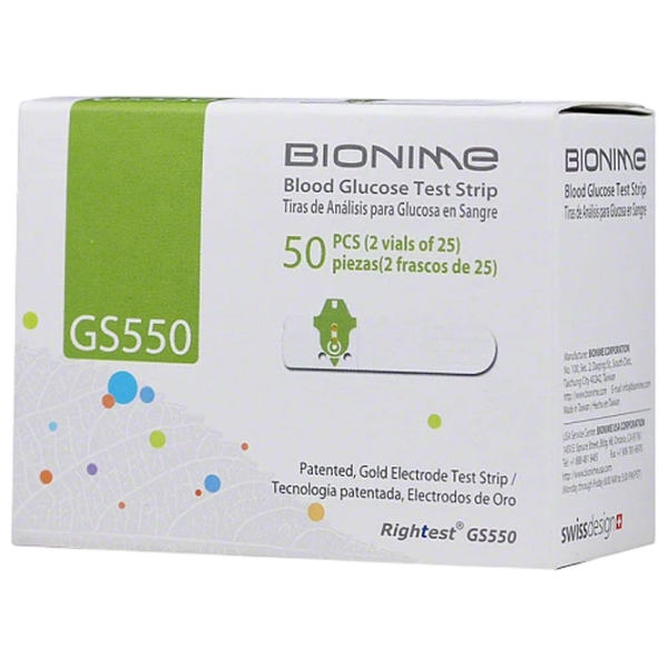 Глюкометр Bionime GS550 Белый photo 1