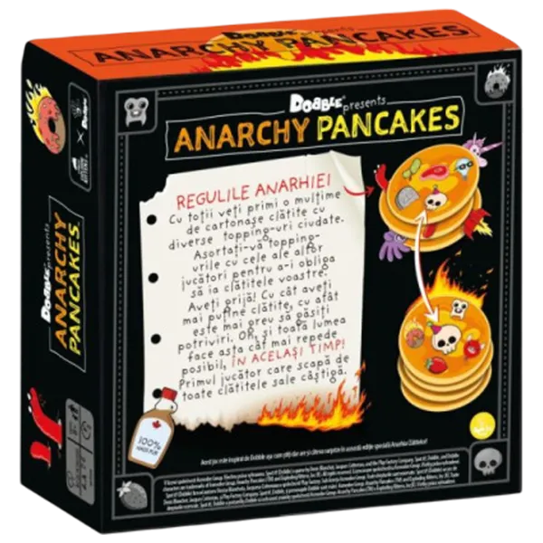 Joc de masă Dobble Anarchy Pancakes 8+/ Distractive photo 2