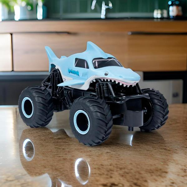 Машинка Spin Master Megaladon 6044952  / 2.4 ГГц / Серый Синий photo 6 Машинка Spin Master Megaladon 6044952  / 2.4 ГГц / Серый Синий photo 6