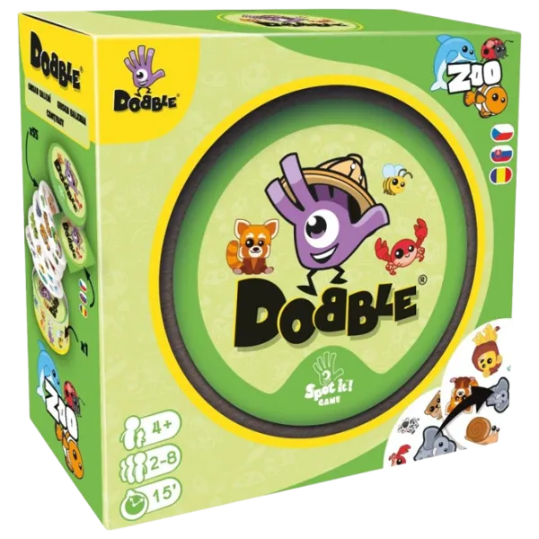Joc de masă Asmodee Dobble Zoo 4+/ Distractive photo 1