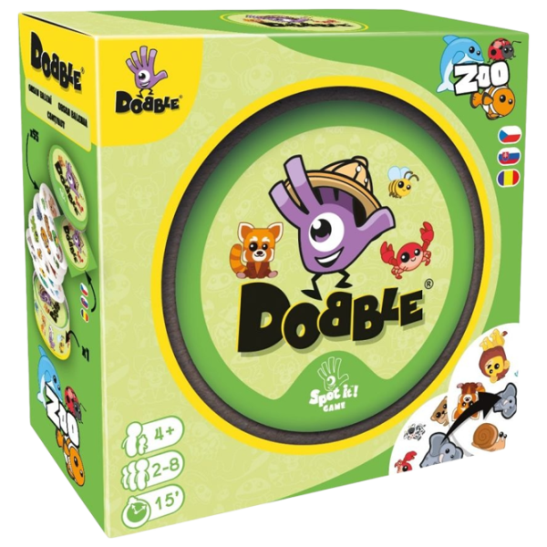 Joc de masă Asmodee Dobble Zoo 4+/ Distractive photo 1