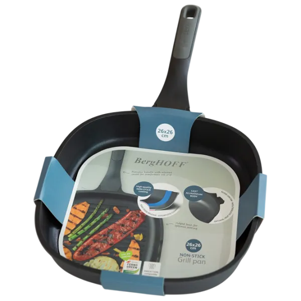 Tigaie BergHOFF Leo Stone 3950589 Tigaie-grill / / Black photo 4 Tigaie BergHOFF Leo Stone 3950589 Tigaie-grill / / Black photo 4