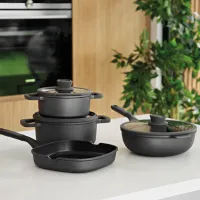 Сковорода BergHOFF Leo Stone 3950589 Tigaie-grill / / Черный photo 5