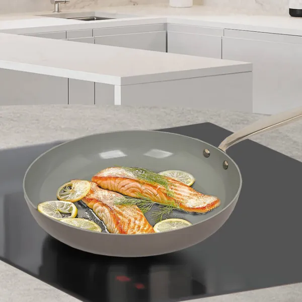 Сковорода Maestro Frying Pan MR-1209-26 Классический / 26 см / Бежевый photo 5