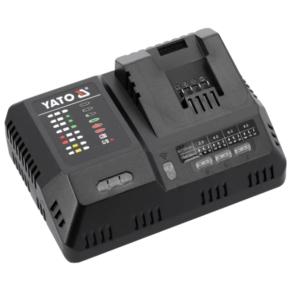 Încărcător pentru instrumente Yato YT828502  Li-Ion / / 18 V photo 2 Încărcător pentru instrumente Yato YT828502  Li-Ion / / 18 V photo 2