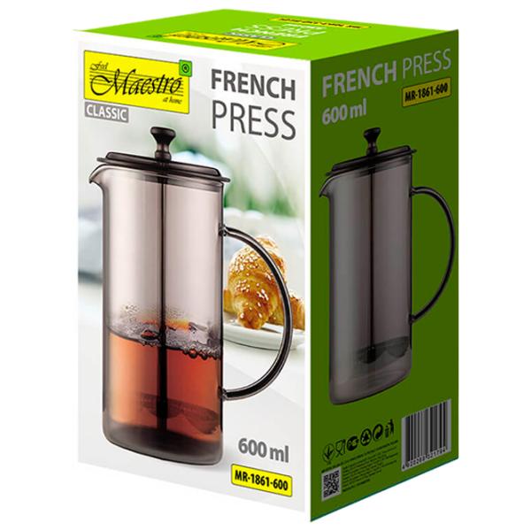 Френч-пресс Maestro Mr-1861-600 0.6л / Прозрачный photo 6