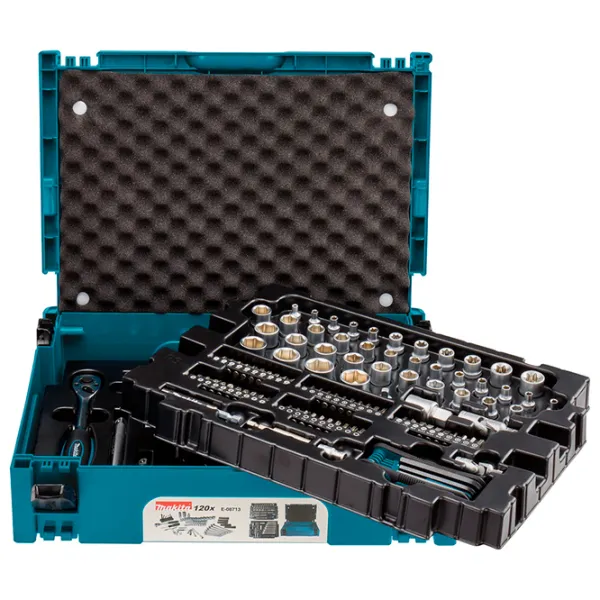 Набор инструментов Makita E-08713 Количество в наборе: 120 photo 3 Набор инструментов Makita E-08713 Количество в наборе: 120 photo 3