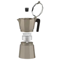Гейзерная кофеварка Maestro Mr-1658-9 0.15л / Алюминий / Коричневый photo 2