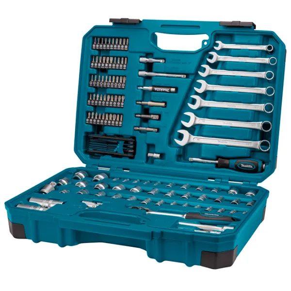 Set scule Makita E-06616 Cantitatea în set: 120 photo 1 Set scule Makita E-06616 Cantitatea în set: 120 photo 1