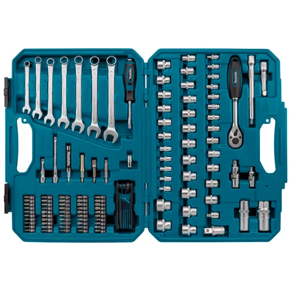 Set scule Makita E-06616 Cantitatea în set: 120 photo 2 Set scule Makita E-06616 Cantitatea în set: 120 photo 2